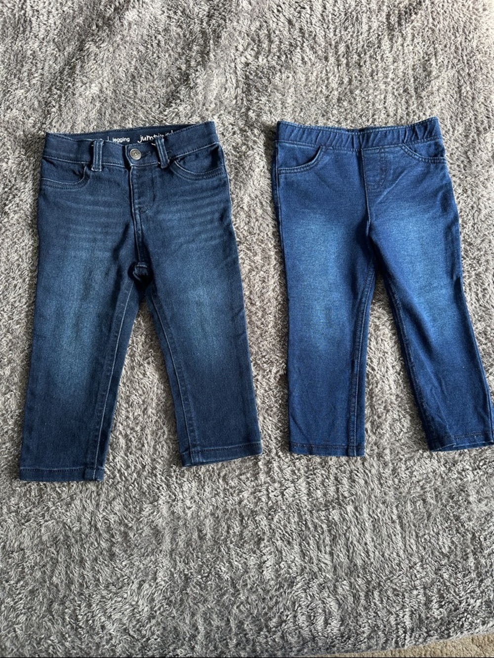 Set of 2 jumping beans brand jegging, size 18m